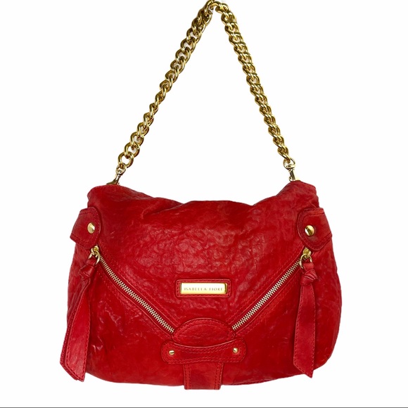 Isabella Fiore Handbags - ❤️❤️ Isabella Fiore Red Leather Handbag
